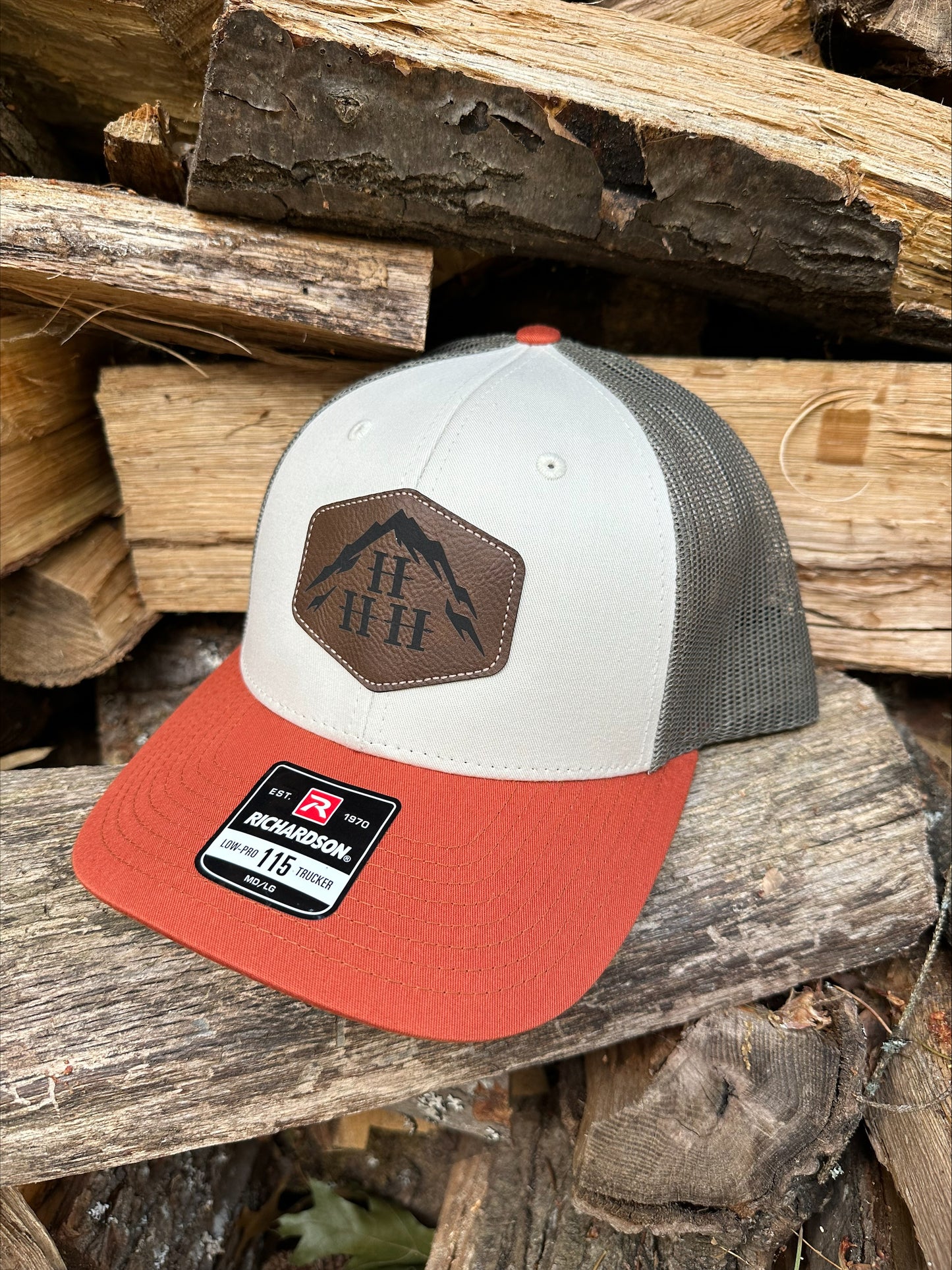 Hike Hang Hunt Logo Cap/Leather Patch