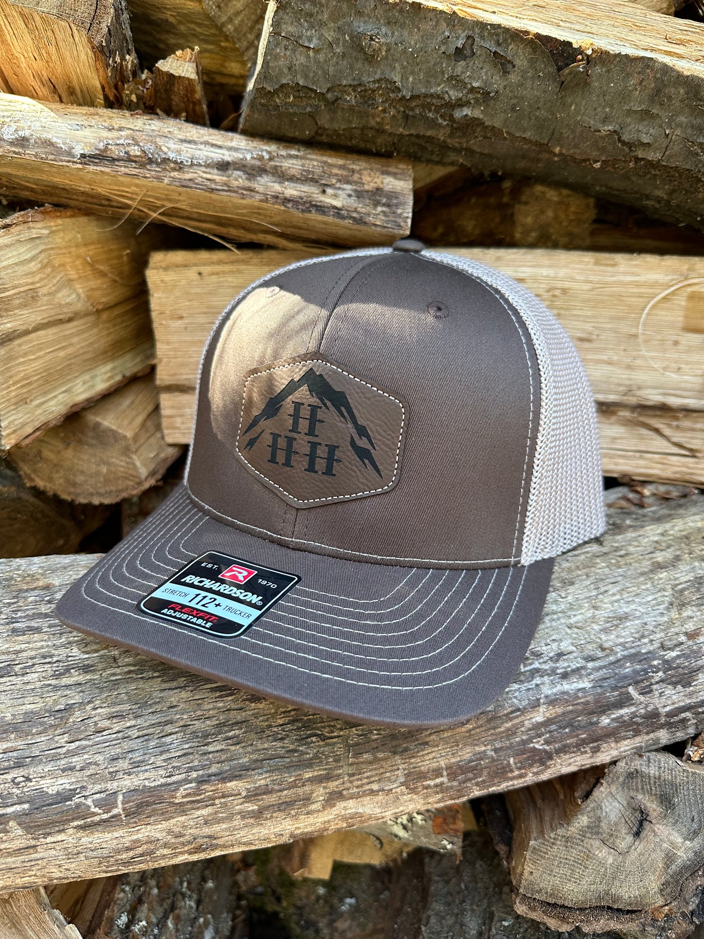 Hike Hang Hunt Logo Cap/Leather Patch