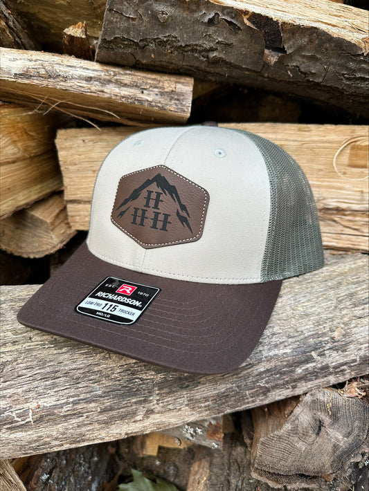 Hike Hang Hunt Logo Cap/Leather Patch