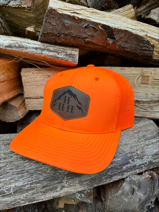 Hike Hang Hunt Logo Cap/Leather Patch