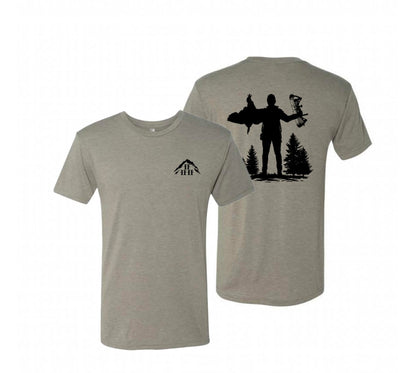 Hike Hang Hunt - Turkey Tee - Venetian Gray/Black